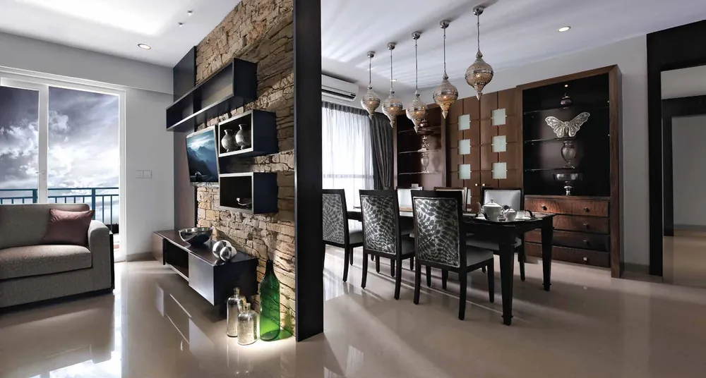 Artist's impression of a dining area